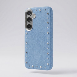 Funda Denim Magbattery para Samsung Galaxy S25 Plus