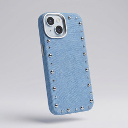 Funda Denim Magbattery para iPhone 13