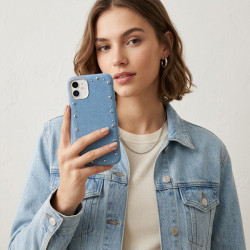 Funda Denim Magbattery para iPhone 11