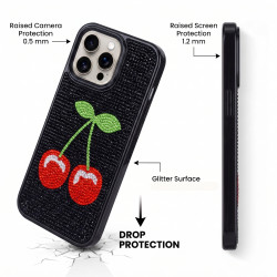 Funda Brillo Cereza para iPhone 13 Pro