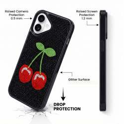 Funda Brillo Cereza para iPhone 16