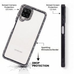 Funda Bumper Perlitas para Samsung Galaxy M12