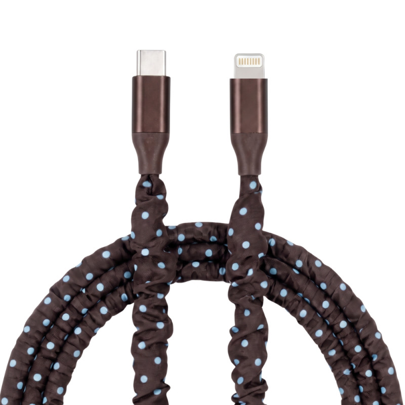 Cabo Tipo C para Lightning Blue - Back to School