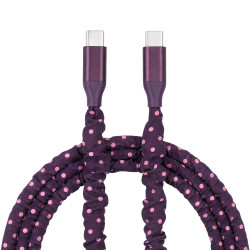 Cabo Tipo C para C Burgundy - Back to School