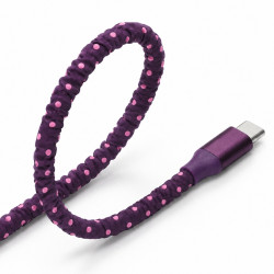 Cabo Tipo C para C Burgundy - Back to School