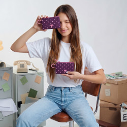 Porta-moedas Burgundy - Back to School