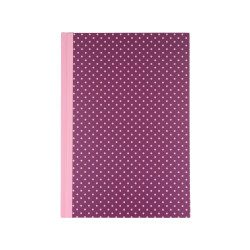 Caderno Dots Burgundy - Back to School