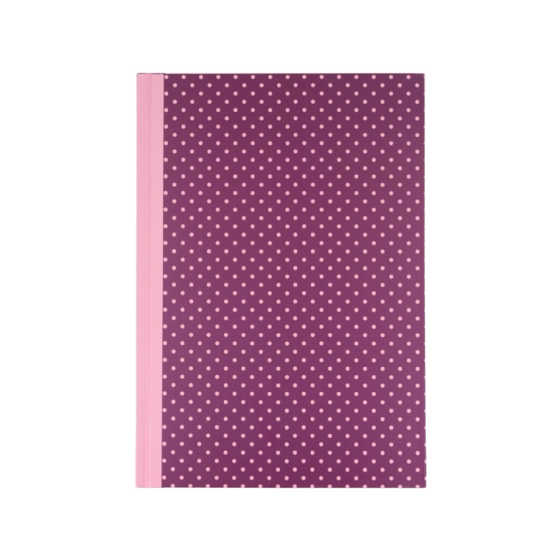 Caderno Dots Burgundy - Back to School