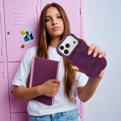 Caderno Dots Burgundy - Back to School