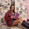 Caderno Dots Burgundy - Back to School