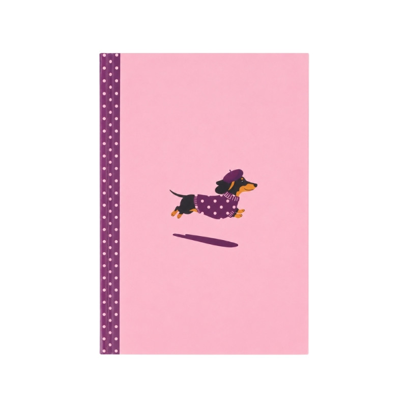 Caderno Cachorrinho Burgundy - Back to School