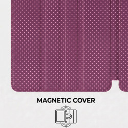 Flip Cover Giratoria 7ª Ge Burgundy - Back to School