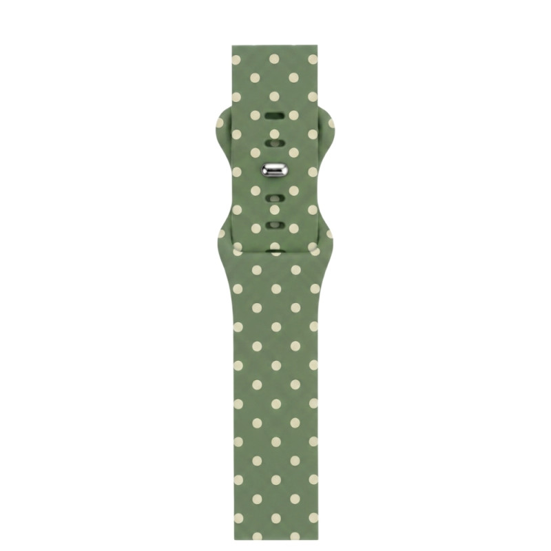 Correia de Silicone Apple Watch 38mm Green - Back to School