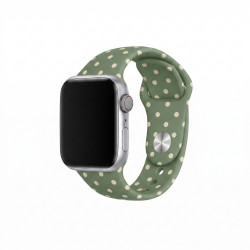 Correia de Silicone Apple Watch 38mm Green - Back to School