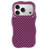 Capa Tough - Burgundy Wave Dots Case