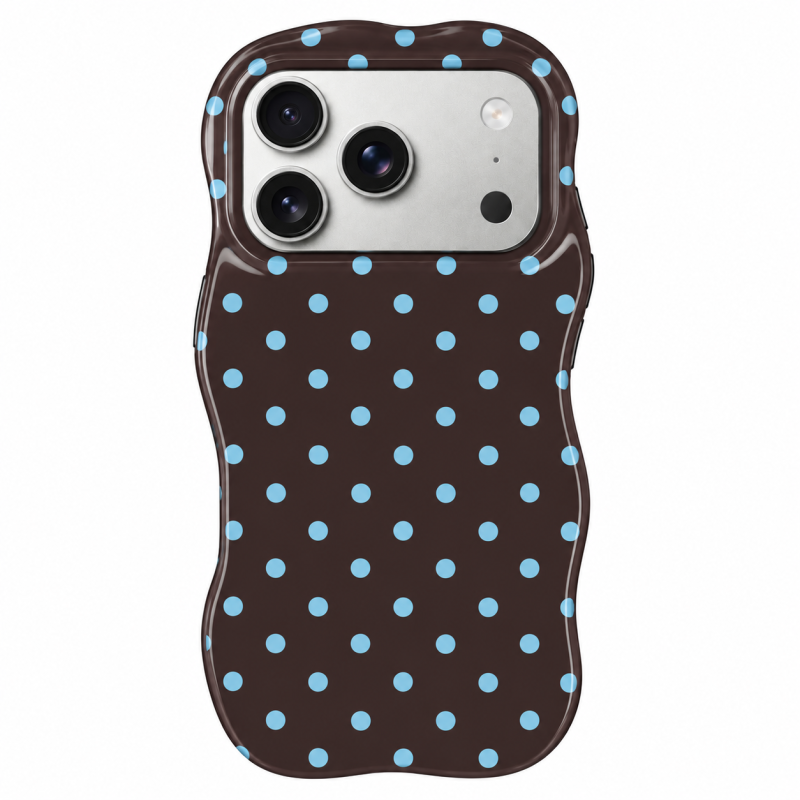 Funda Tough - Blue Wave Dots Case