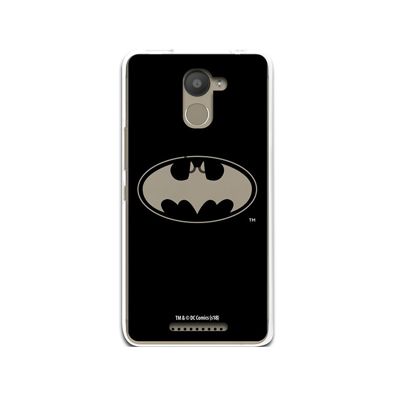 Capa Oficial DC Comics Bat Man Transparente para BQ Aquaris U Plus