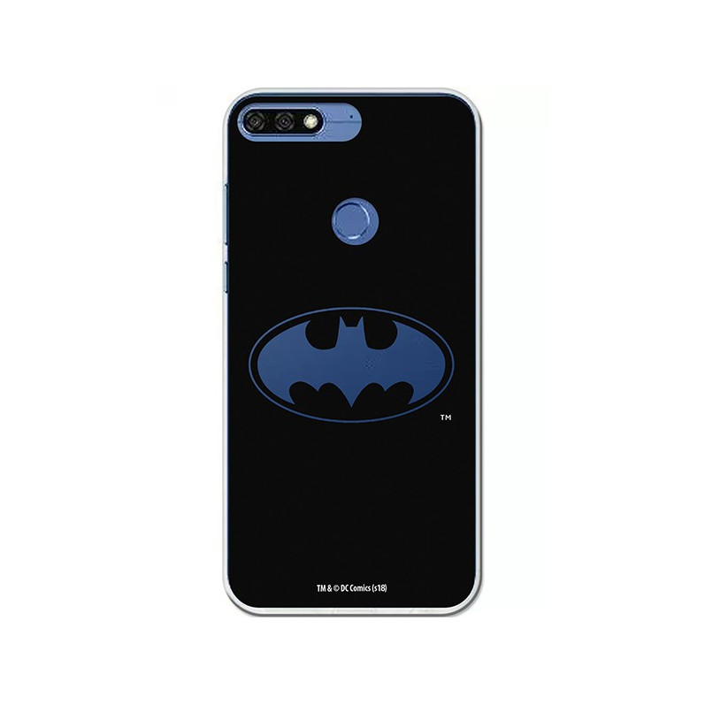 Capa Oficial DC Comics Bat Man Transparente para Huawei Y7 2018