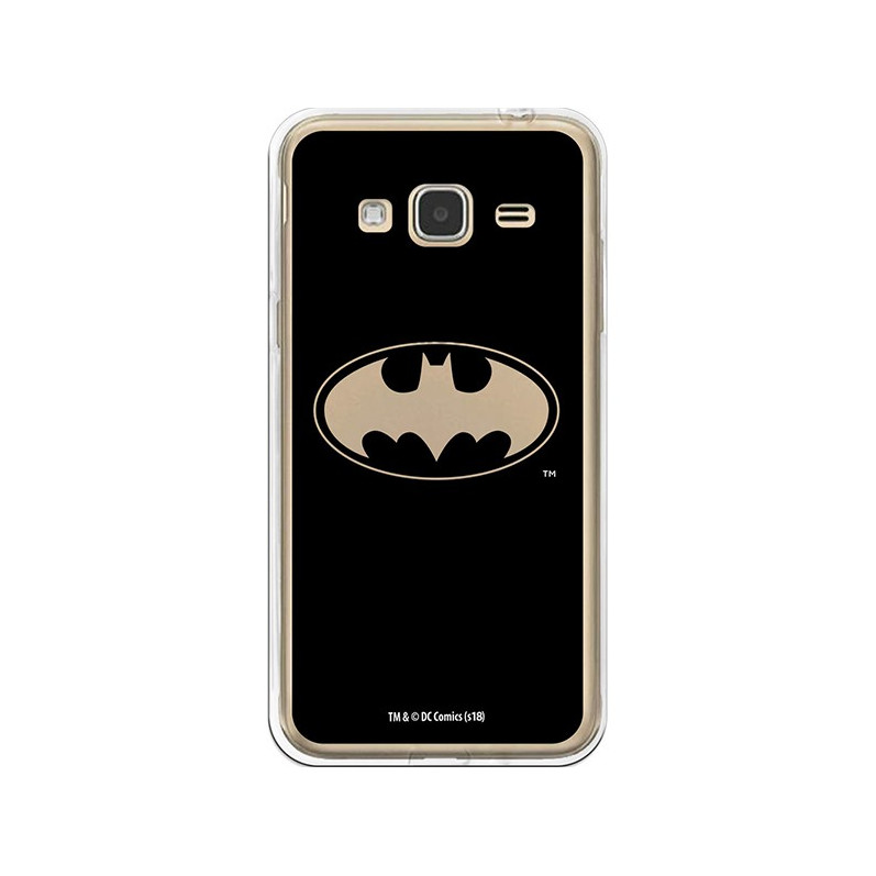 Capa Oficial DC Comics Bat Man Transparente para Samsung Galaxy J3 2016