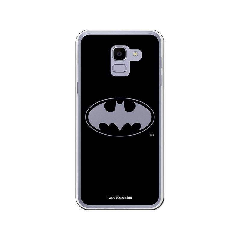 Capa Oficial DC Comics Bat Man Transparente para Samsung Galaxy J6 2018