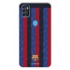 Funda para ZTE Blade A31 del FC Barcelona Fondo Rayas Verticales  - Licencia Oficial FC Barcelona