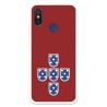 Funda para Xiaomi Mi 8 del Federación Portuguesa de Fútbol Escudo Fondo Rojo  - Licencia Oficial Federación Portuguesa de Fútbol