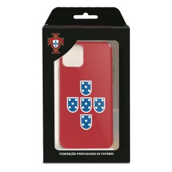 Funda para Xiaomi Mi 8 del Federación Portuguesa de Fútbol Escudo Fondo Rojo  - Licencia Oficial Federación Portuguesa de Fútbol