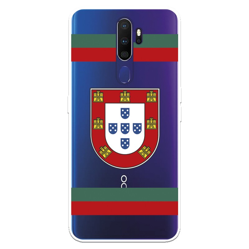 Funda para Oppo A9 2020 del Federación Portuguesa de Fútbol Escudo Portugal  - Licencia Oficial Federación Portuguesa de Fútbol