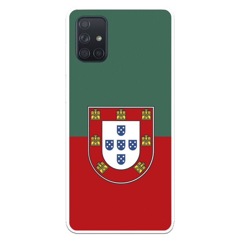 Funda para Samsung Galaxy A71 del Federación Portuguesa de Fútbol Bicolor  - Licencia Oficial Federación Portuguesa de Fútbol