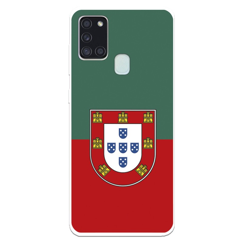 Funda para Samsung Galaxy A21s del Federación Portuguesa de Fútbol Bicolor  - Licencia Oficial Federación Portuguesa de Fútbol