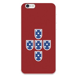 Funda para iPhone 6 del Federación Portuguesa de Fútbol Escudo Fondo Rojo  - Licencia Oficial Federación Portuguesa de Fútbol