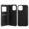 Funda Libro Multifuncional para iPhone 12 Pro Max Funda Negra