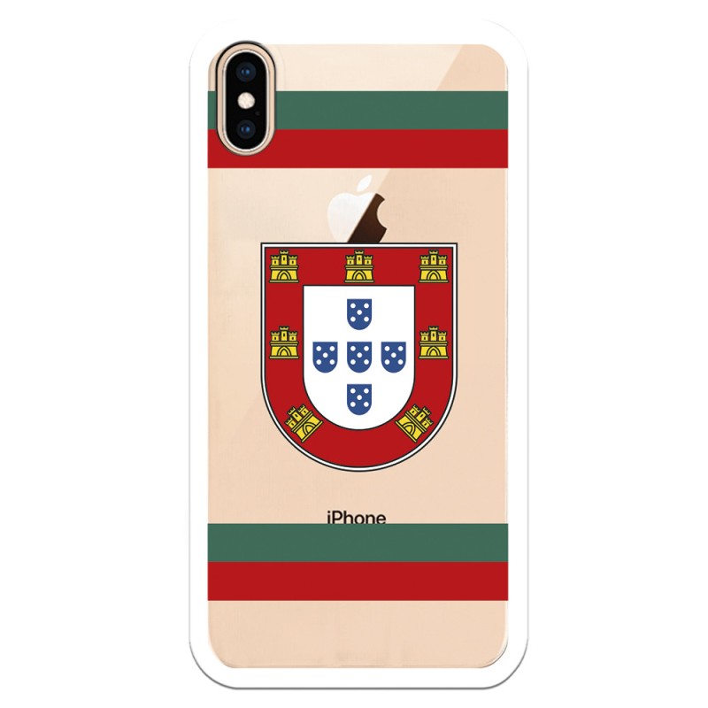 Funda para iPhone XS Max del Federación Portuguesa de Fútbol Escudo Portugal  - Licencia Oficial Federación Portuguesa de Fútbol