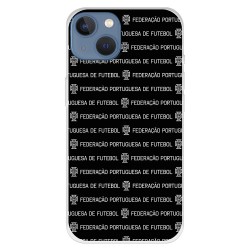 Funda para iPhone 13 del Federación Portuguesa de Fútbol Nombre Fondo Negro  - Licencia Oficial Federación Portuguesa de Fútbol