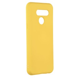 Funda para LG Q60 Ultra suave Amarilla