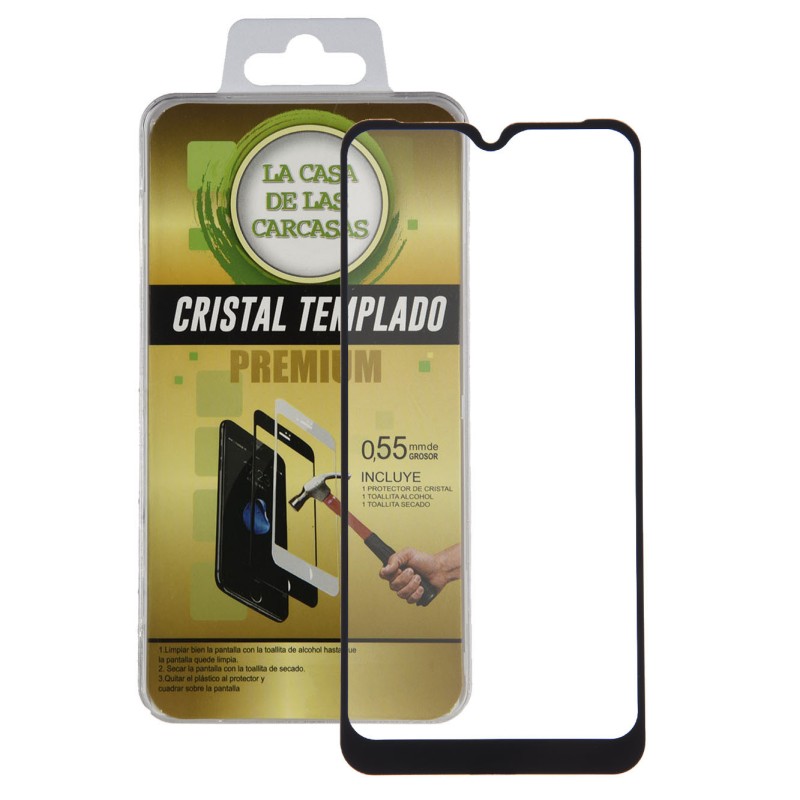 Cristal Templado Completo Negro para LG K22