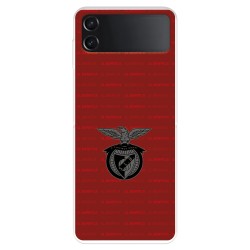 Funda para Samsung Galaxy Z Flip4 del Benfica Escudo Fondo Granate  - Licencia Oficial Benfica