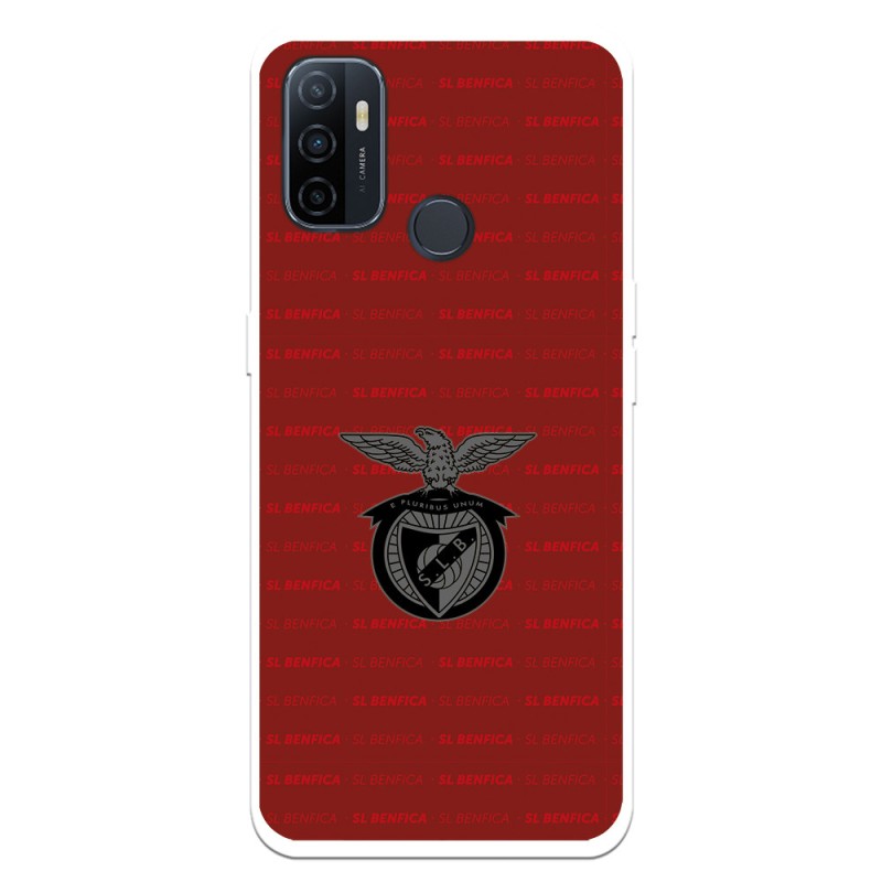 Funda para Oppo A11s del Benfica Escudo Fondo Granate  - Licencia Oficial Benfica