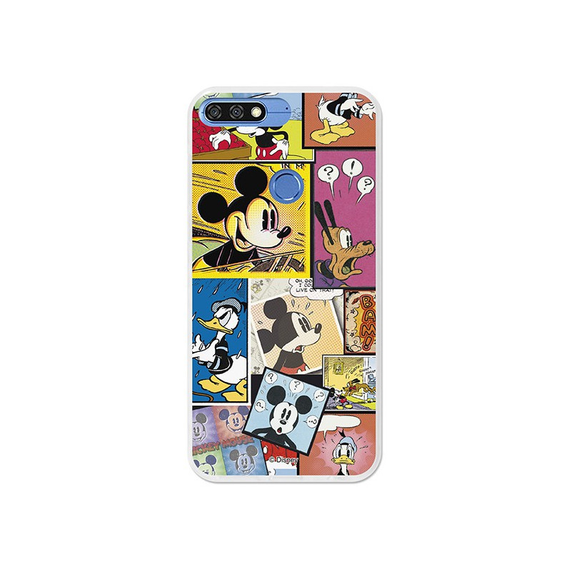 Capa Oficial Disney Mickey Comic para Huawei Y7 2018