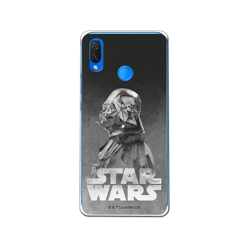 Capa Oficial Star Wars Darth Vader preto para Huawei P Smart Plus