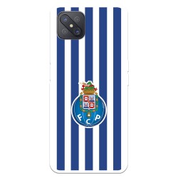 Funda para Oppo A92s del Fútbol Club Oporto Escudo Rayas  - Licencia Oficial Fútbol Club Oporto