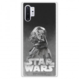 Funda para Samsung Galaxy Note 10 Plus Oficial de Star Wars Darth Vader Fondo negro - Star Wars