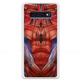 Funda para Samsung Galaxy S10 Plus Oficial de Marvel Spiderman Torso - Marvel