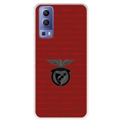 Funda para Vivo Y52 5G del Benfica Escudo Fondo Granate  - Licencia Oficial Benfica