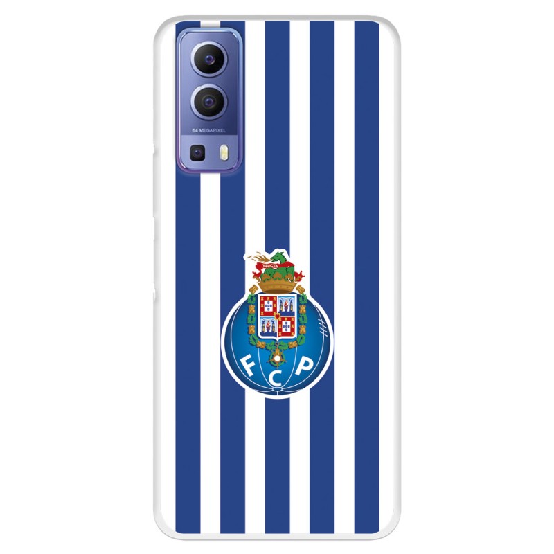 Funda para Vivo Y52 5G del Fútbol Club Oporto Escudo Rayas  - Licencia Oficial Fútbol Club Oporto