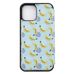 Funda libro multifuncional Plátanos para iPhone 12 Pro