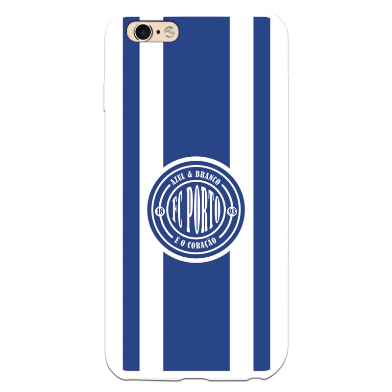 Funda para iPhone 6 Plus del Fútbol Club Oporto Escudo Escudo y Rayas  - Licencia Oficial Fútbol Club Oporto