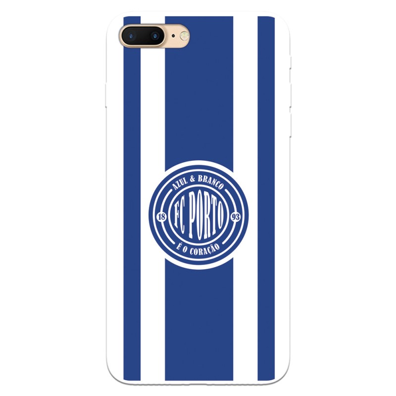 Funda para iPhone 7 Plus del Fútbol Club Oporto Escudo Escudo y Rayas  - Licencia Oficial Fútbol Club Oporto