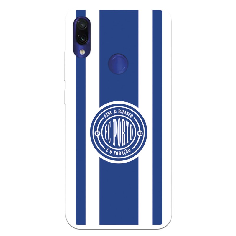 Funda para Xiaomi Redmi Note 7 del Fútbol Club Oporto Escudo Escudo y Rayas  - Licencia Oficial Fútbol Club Oporto