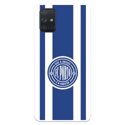 Funda para Samsung Galaxy A71 del Fútbol Club Oporto Escudo Escudo y Rayas  - Licencia Oficial Fútbol Club Oporto